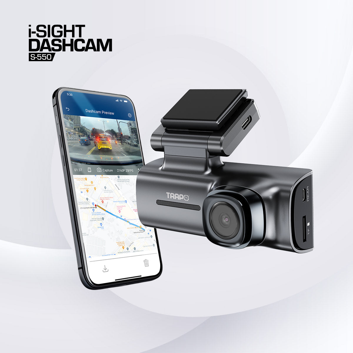 Trapo i-SIGHT Dashcam S-550