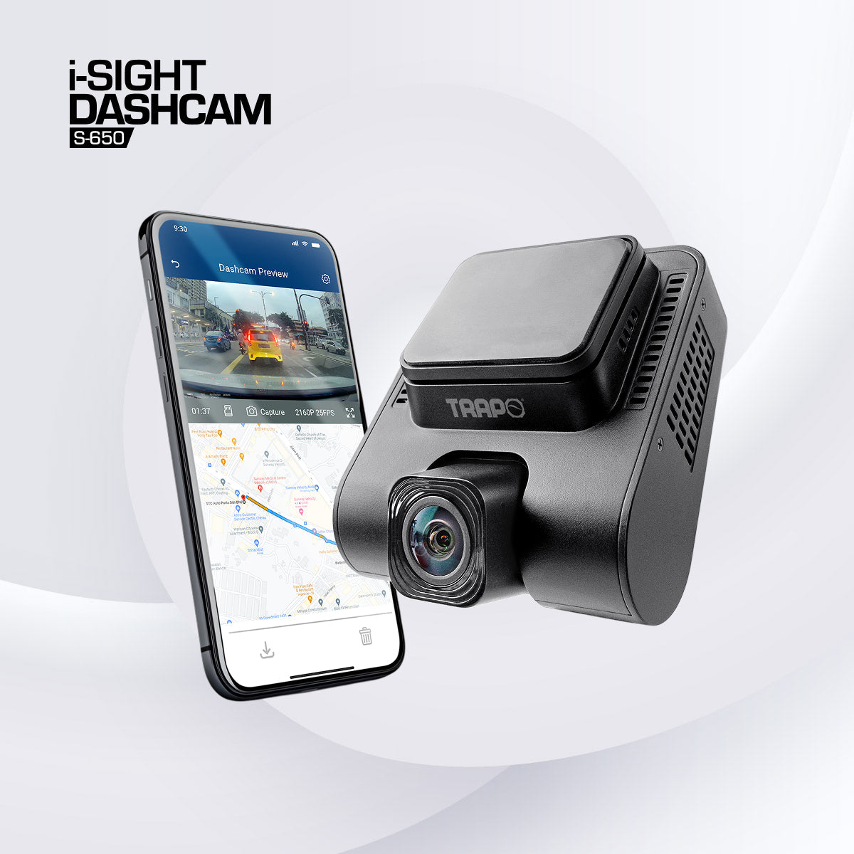 Trapo i-Sight S650 Dashcam - POS only