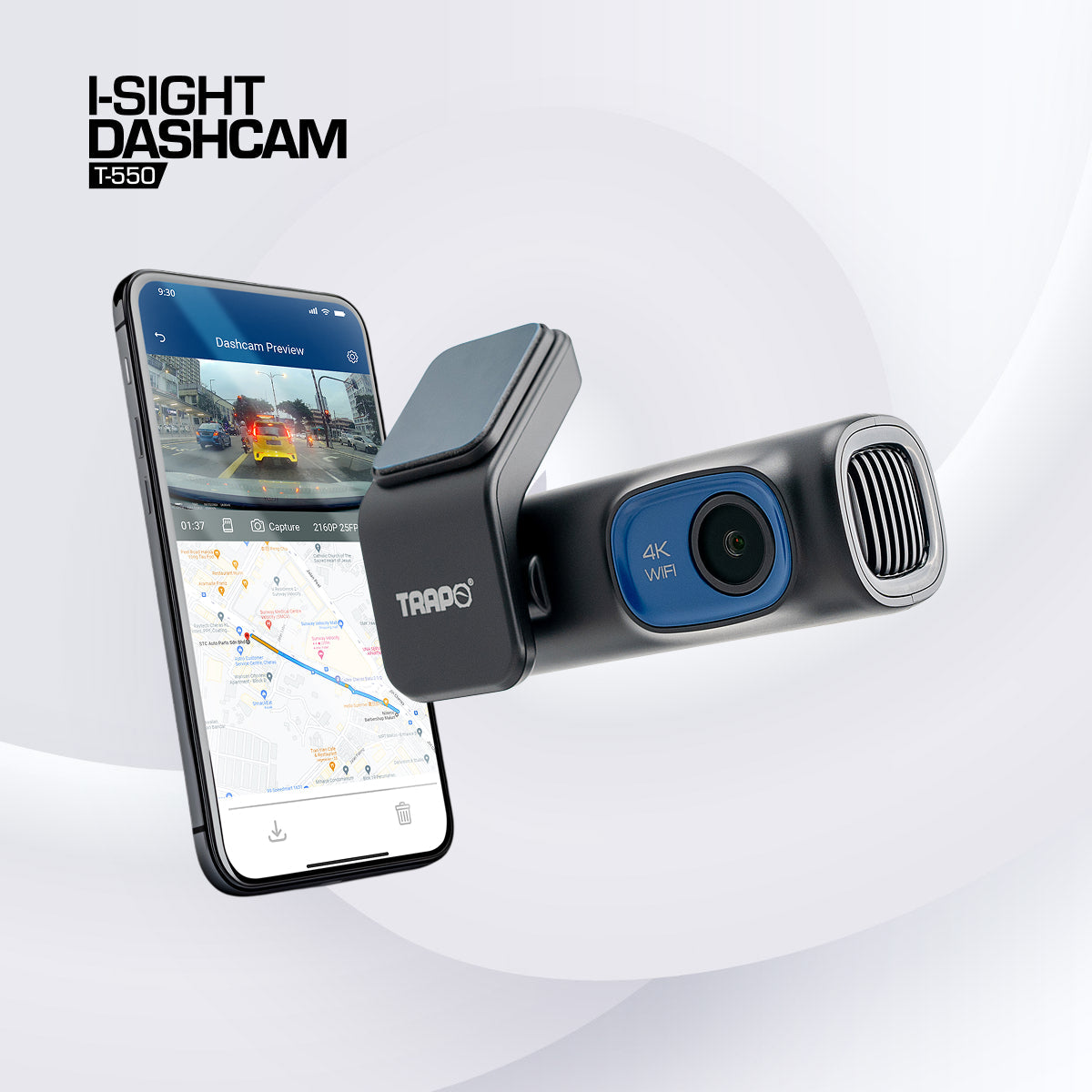 Trapo i-SIGHT Dashcam T-550